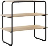 vidaXL Consoletafel Sonoma Eiken 80 x 41 x 75 cm Bewerkt hout