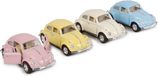toys amsterdam VW classique Coccinelle 1967 couleur pastel, métal avec moteur à rétraction (1:32)