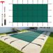 VEVOR Bâche de piscine rectangulaire 5,5 x 10,4 m Couverture de protection de piscine PP contre débris neige protège piscine maille serrée ressort inox boulon sol laiton pour piscines 4,9 x 9,8 m maison vert