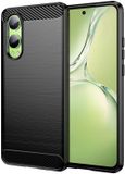 Selected by GSMpunt.nl OnePlus Geborsteld TPU Hoesje Geschikt voor OnePlus Nord CE 4 Lite | Beschermhoes | Back Cover | Flexibel TPU | Stijlvol Carbon | Dun | Zwart