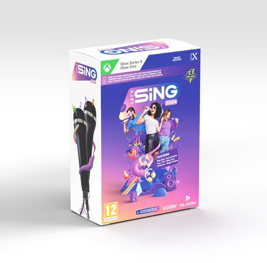 Plaion Pictures Let's Sing 2024 - 2 Mics Bundle Xbox Series X