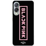 Blackpink Hoesje voor Samsung Galaxy S25 Edge Blackpink VIP Tickets Blackpink logo Voorkant zwart