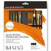 Gewoon Daler Rowney Simply - Set penselen - 9-delig
