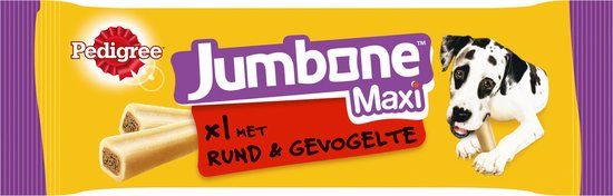 Pedigree Jumbone Maxi Hondensnacks Rund Gevogelte 180 g