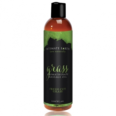 Intimate Earth - Massage Olie Gras 120 Ml