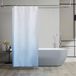 Merkloos Anti-schimmel Waterdicht Wasbaar Douchegordijn Polyester Bleu Clair Narrow 120x200cm Douchegordijn