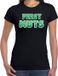 Bellatio Decorations verkleed t-shirt voor dames - Feest muts - zwart/groen - carnaval M