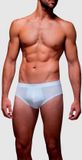 Merkloos / Sans marque LADD Herenslip - Egyptisch Biokatoen - Hypoallergeen - Wit - XL