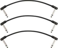 Fender Blockchain 6" patchkabel, 3-pack, hoek/hoek