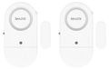 Merkloos Deuralarm - Raamalarm - 2-in-1 alarm en deurbel - Draadloos - Verpakking van 2