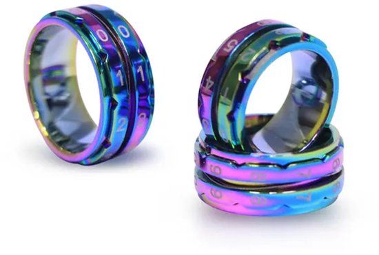 KnitPro Toerenteller ring Regenboog