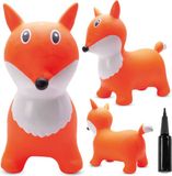 Sun Baby Springdier met pomp vanaaf 1 jaar - Vos - oranje - max 50kg