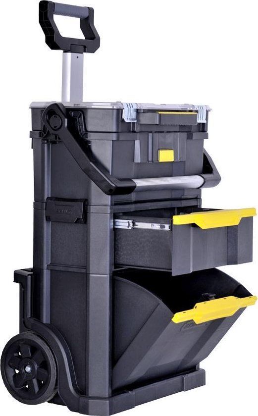 Stanley Modulaire Gereedschapswagen 2-in-1 - Zwart