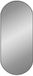 vidaXL Wandspiegel 100x45 cm ovaal zwart