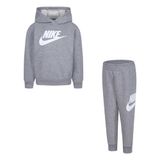 Nike Kids 86l135 Fleece Set Lange Mouwen Grijs 92