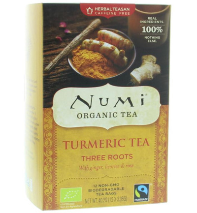 Numi Organic Tea Turmeric Three Roots