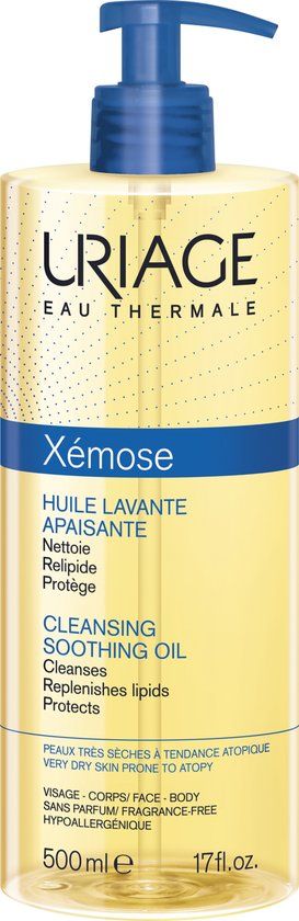 Uriage Xémose reinigende wasolie Doucheolie 500 ml