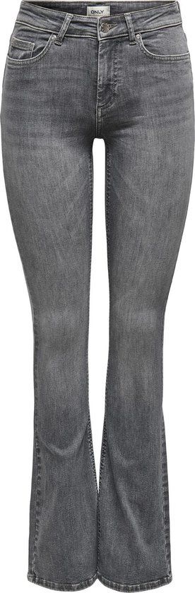 ONLY ONLBLUSH MID FLARED TAI0918 NOOS Dames Jeans - Grey denim - Maat L/32