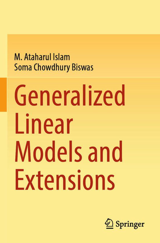 Generalized Springer Nature Generalized Linear Models and Extensions Paperback