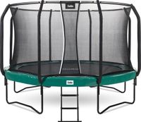 Salta First Class Trampoline - ø 366 cm - Vert - Avec filet de sécurité et échelle