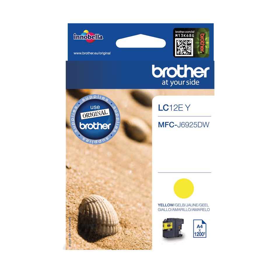 Brother LC-12EY - Geel - 1200 pagina's