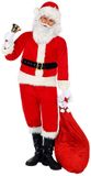 Widmann SRL Kerstman Kostuum Kind Unisex Rood Polyester Pluche Maat 158
