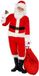 Widmann SRL Kerstman Kostuum Kind Unisex Rood Polyester Pluche Maat 158