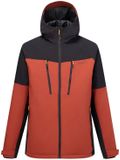 Regatta Highton Stretch Waterdichte Jas Mannen 3XL Burnt Henna/Black Polyester