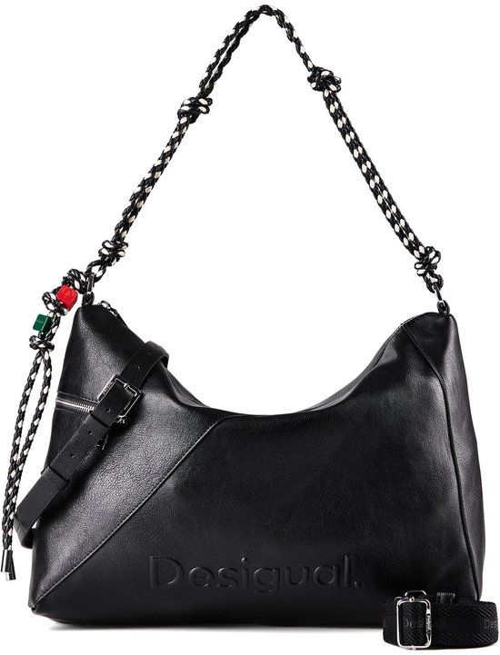 Desigual Half Logo Leiria 2.0 Schoudertas Zwart