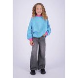 Vingino gestreepte sweater - blauw/roze