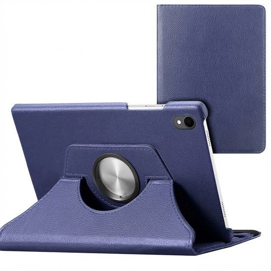 imoshion Tablet Hoes - Geschikt voor Samsung Galaxy Tab S11 - 360° Draaibare Bookcase - Donkerblauw