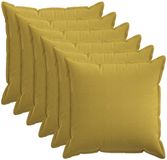 vidaXL - Kussensloop - 6 stuks - Lichtgroen - 80 x 80 cm