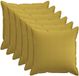 vidaXL - Kussensloop - 6 stuks - Lichtgroen - 80 x 80 cm
