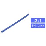 TRU COMPONENTS 1225512 Krimpkous zonder lijm Blauw 4.50 mm 2 mm Krimpverhouding:2:1 per meter