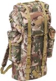 Brandit Nylon Military Backpack tactical camo one size Rugtas - Bruin/Groen