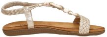 Sub55 Schuurman-Schoenen SUB55 Sandalen Plat - Goudkleur - Maat 36