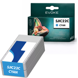 EVOKE Epson Evoke compatible ink for Sjic22 C33S020602 Cyan Colorworks Tm-C3500