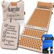 Tapis d'acupression Bol XXL pour tout le corps - Beige/Brun