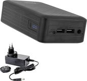 XTPower XT-27000 DC AO PA Powerbank 26800 mAh Li-ion USB, USB-C, DC-aansluiting 3,5 mm Zwart