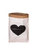 Homemania prullenbak, kraftpapier, vinyl, wit, zwart