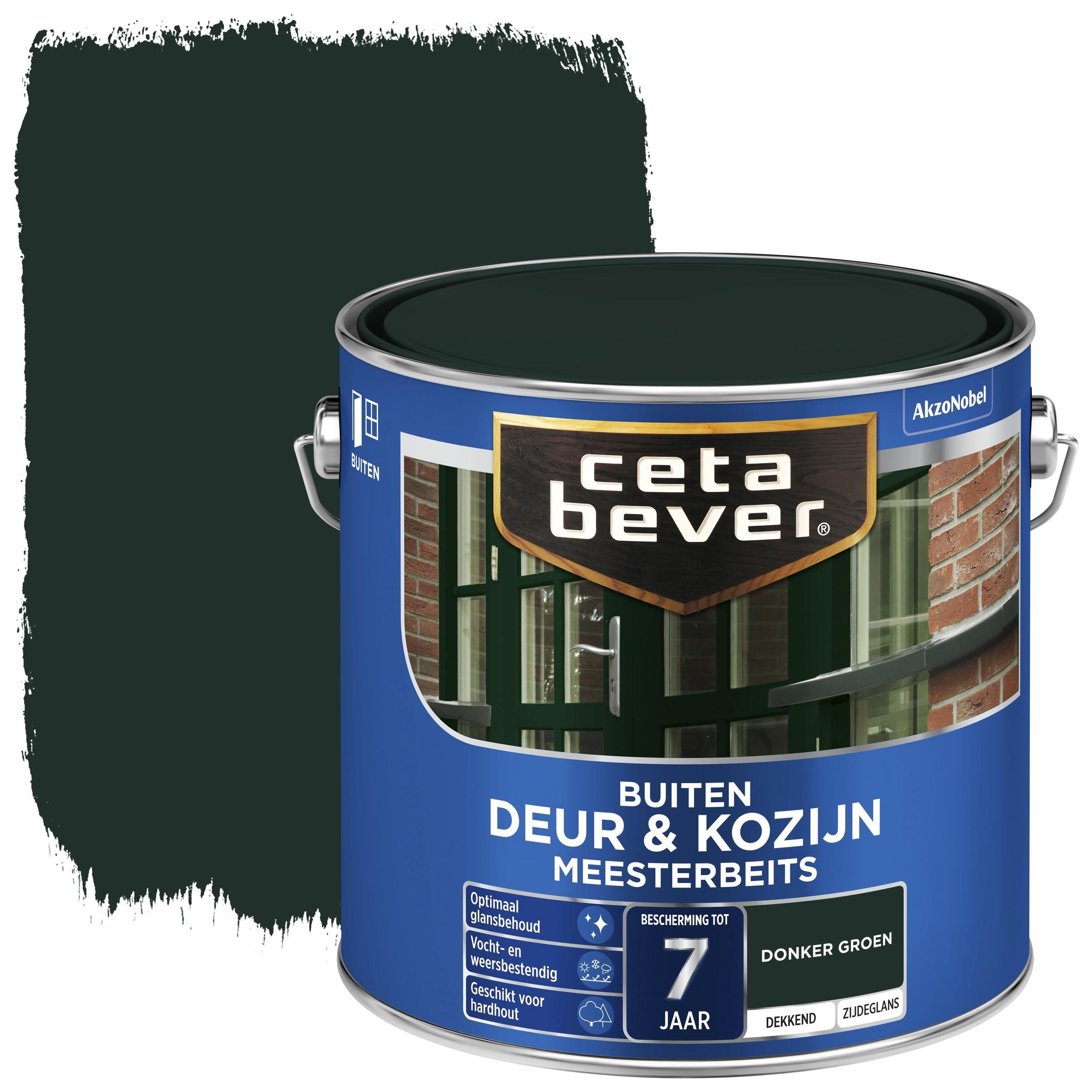 Cetabever Deur & Kozijn Meesterbeits Dekkend Donkergroen 2,5 Liter