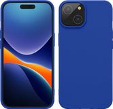kwmobile telefoonhoesje geschikt voor iPhone 15 - Hoesje voor smartphone - Back cover in Baltisch blauw