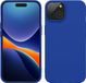 kwmobile hoesje geschikt voor iPhone 15 - Hoesje voor smartphone - Back cover in Baltisch blauw