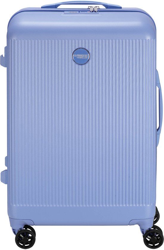 Princess Traveller Oceans Middelgrote Koffer 67 cm - Cornflower Blue - Gerecycled PET - GRS Gecertificeerd