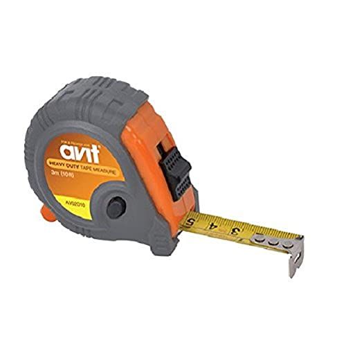 AVIT AV02010 Heavy Duty Meetlint, Grijs/Oranje, 3 Medium/10ft