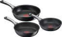Unlimited ON Set de casseroles avec poêles - 20/24/28 cm - Revêtement Titane - Thermo Signal - Lavable au lave-vaisselle - Convient à l'induction