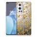 B2Ctelecom OnePlus 9 Pro | Flexibel TPU Case | Gouden Bloemen