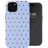 Selencia Happy Dots Digital Sky Backcover voor de Apple iPhone 15