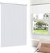 UISEBRT Rideau occultant, blanc, 120x210 cm, store à rouleau thermique avec revêtement argenté, occultant et thermoprotecteur, store à rouleau pour fenêtre sans perçage, adapté pour chambre et bureau