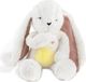 Szumiś Lapin souple, brun beige 5-en-1 avec veilleuse